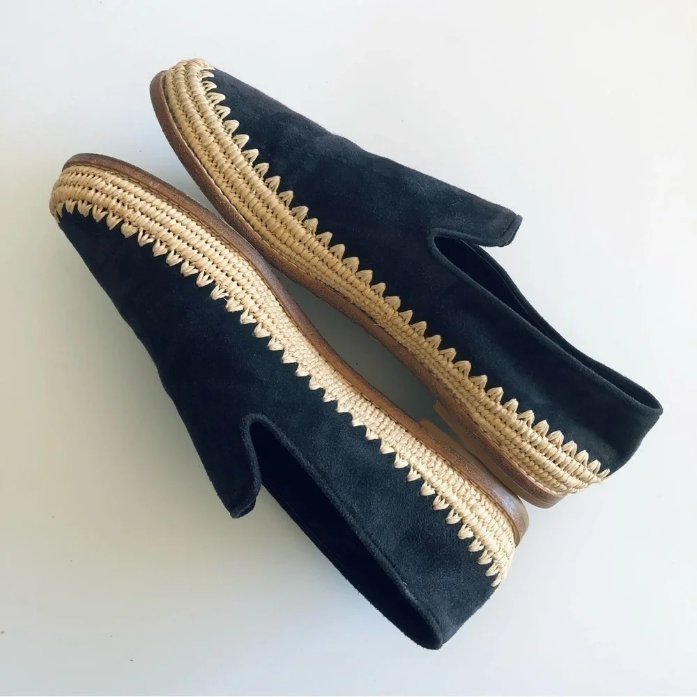 Vince Jalen Espadrille Suede Loafers